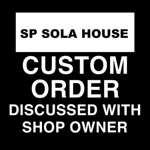 Sola Item Custom Order